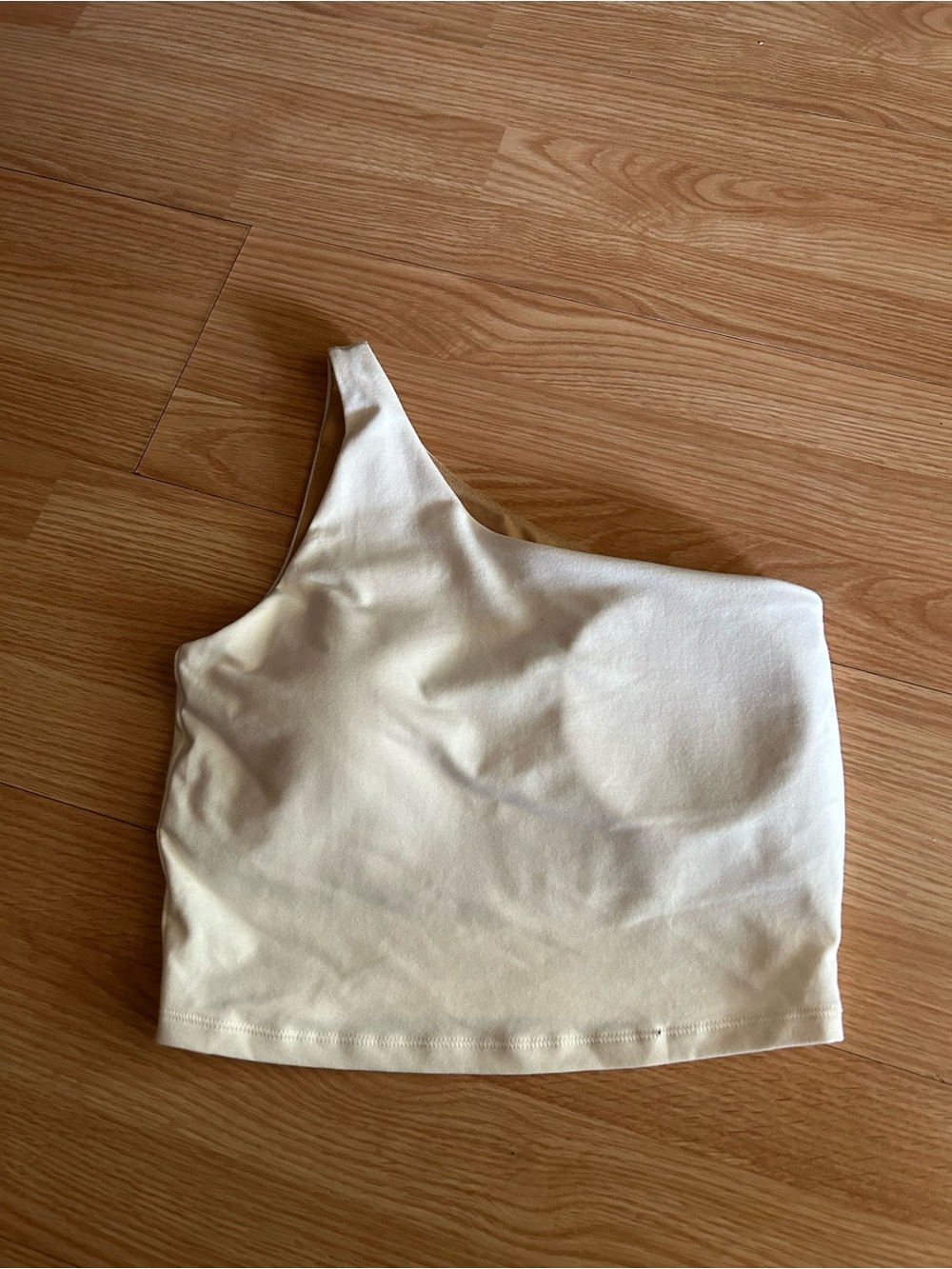 Old Navy Sea Salt One Shoulder Light Support Powerchill Sports Bra Medium